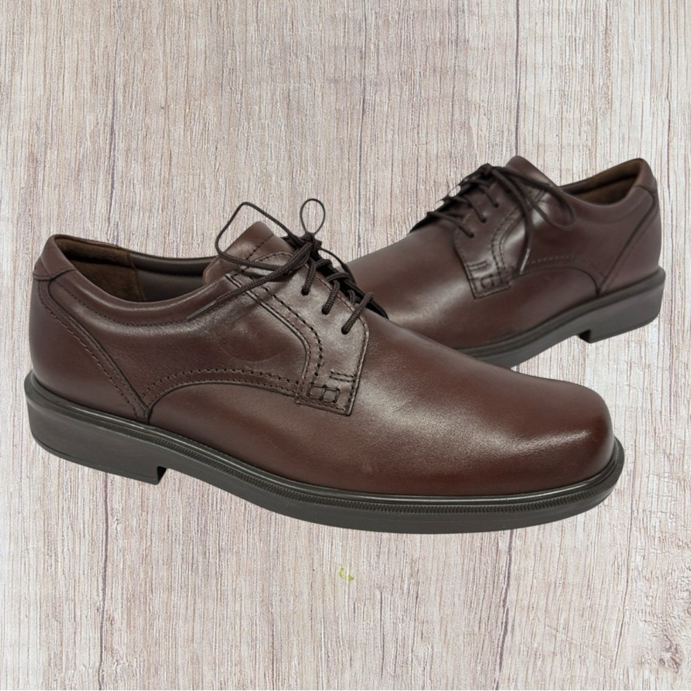 New SAS Ambassador Brown Leather Comfort Oxford Lace Up Men's Dress Shoes 10 N